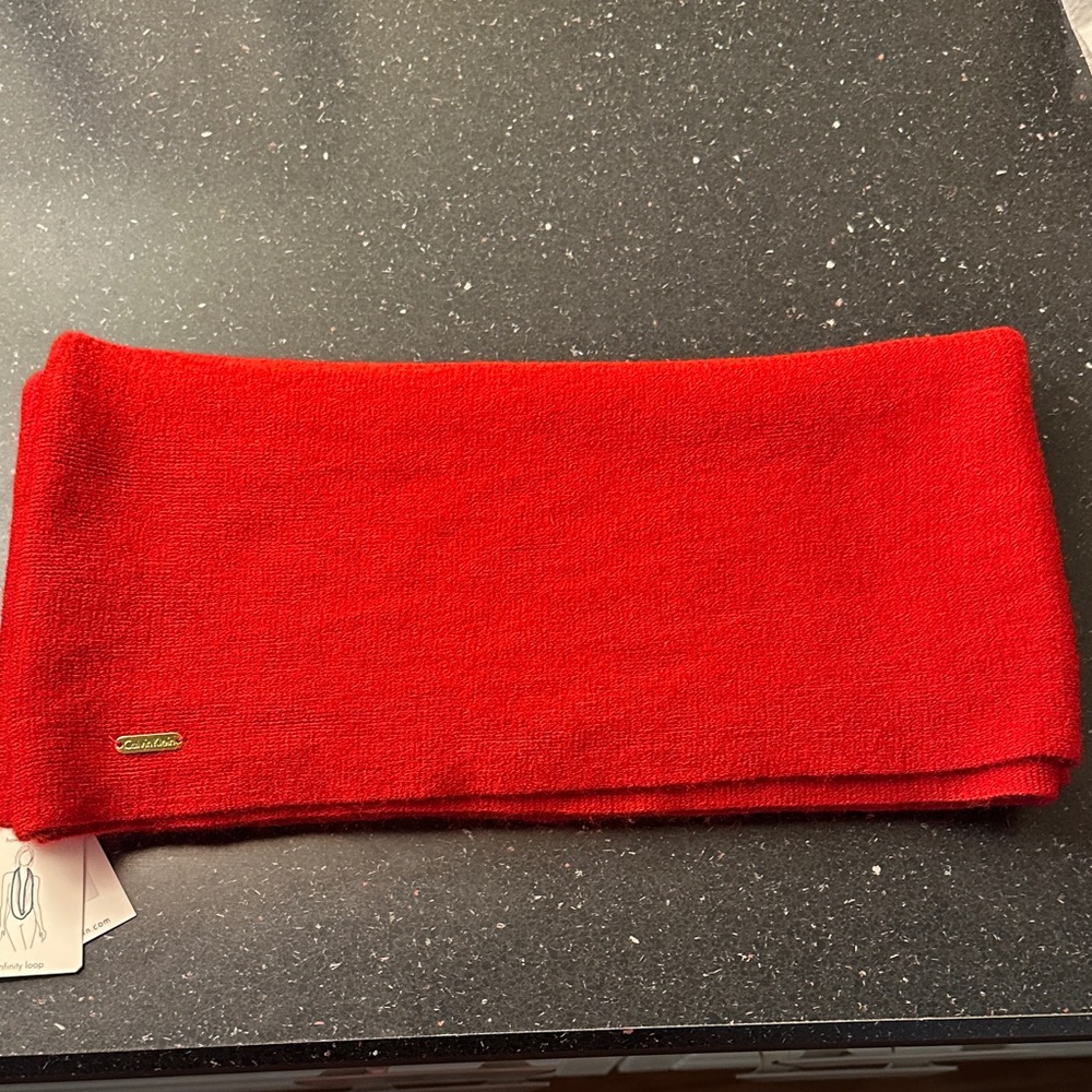 Calvin Klein Red Scarf